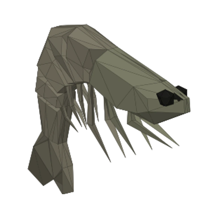 Game-derived low-poly Scientific Lure model from How to Fish