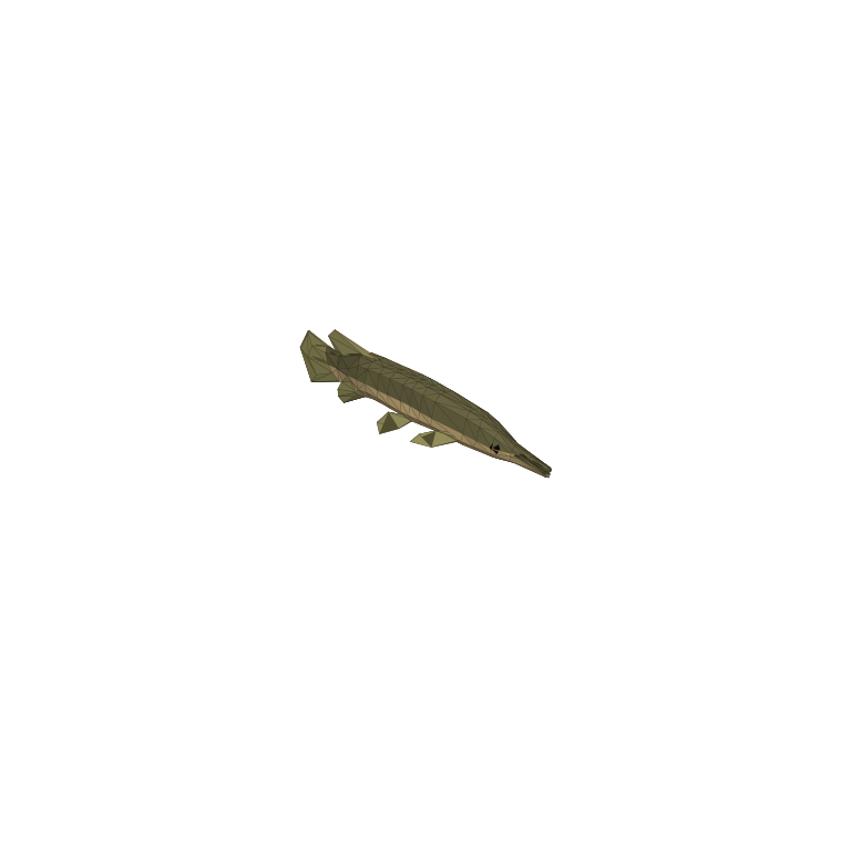 In-game creature asset render of Gar