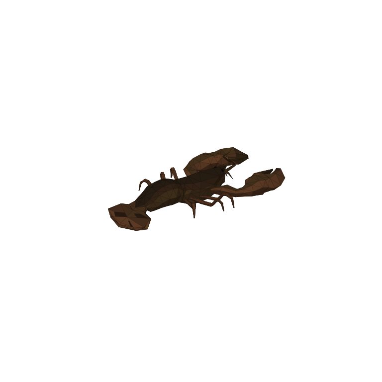 In-game creature asset render of Lobster