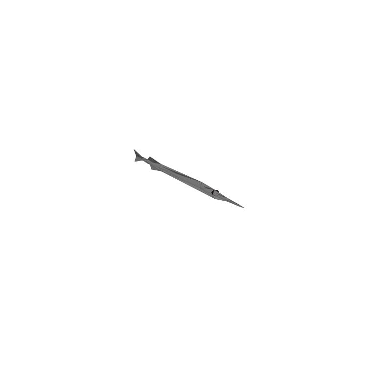 In-game creature asset render of Needlefish