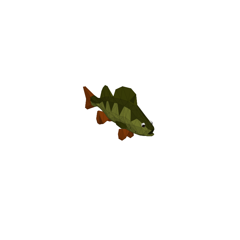 In-game creature asset render of Perch