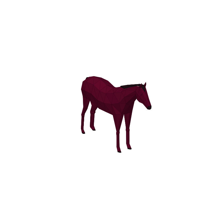 In-game creature asset render of Seahorse