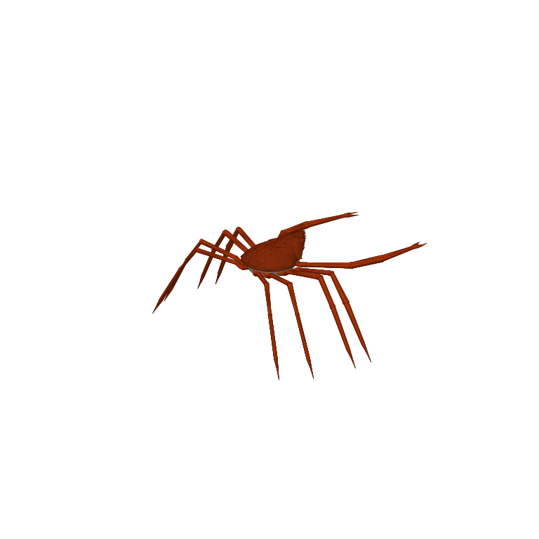 In-game creature asset render of Spider Crab